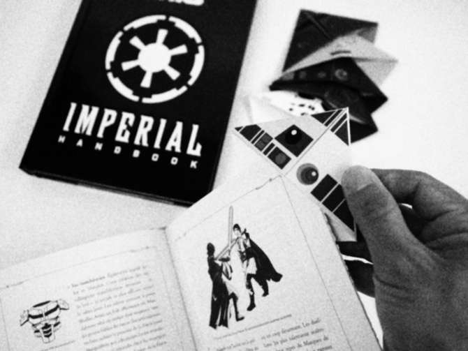 手作りスターウォーズブックマーク