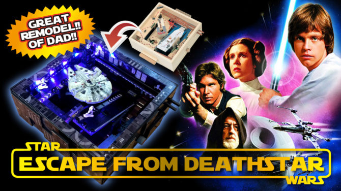 スターウォーズ木工工作 立体迷路