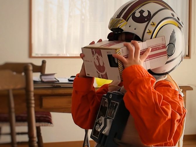 子供のVR（単眼）体験2