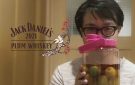梅酒のジャックダニエル漬